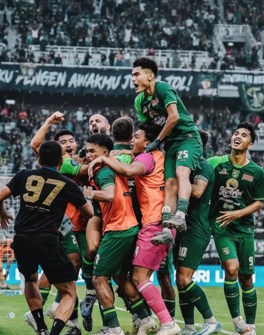 Momen selebrasi Persebaya Juara Piala Presiden 2026