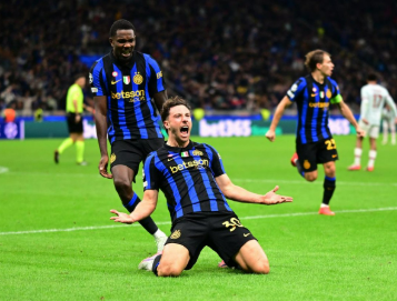 Pemain Inter Milan dalam laga Inter vs Shakhtar Donetsk